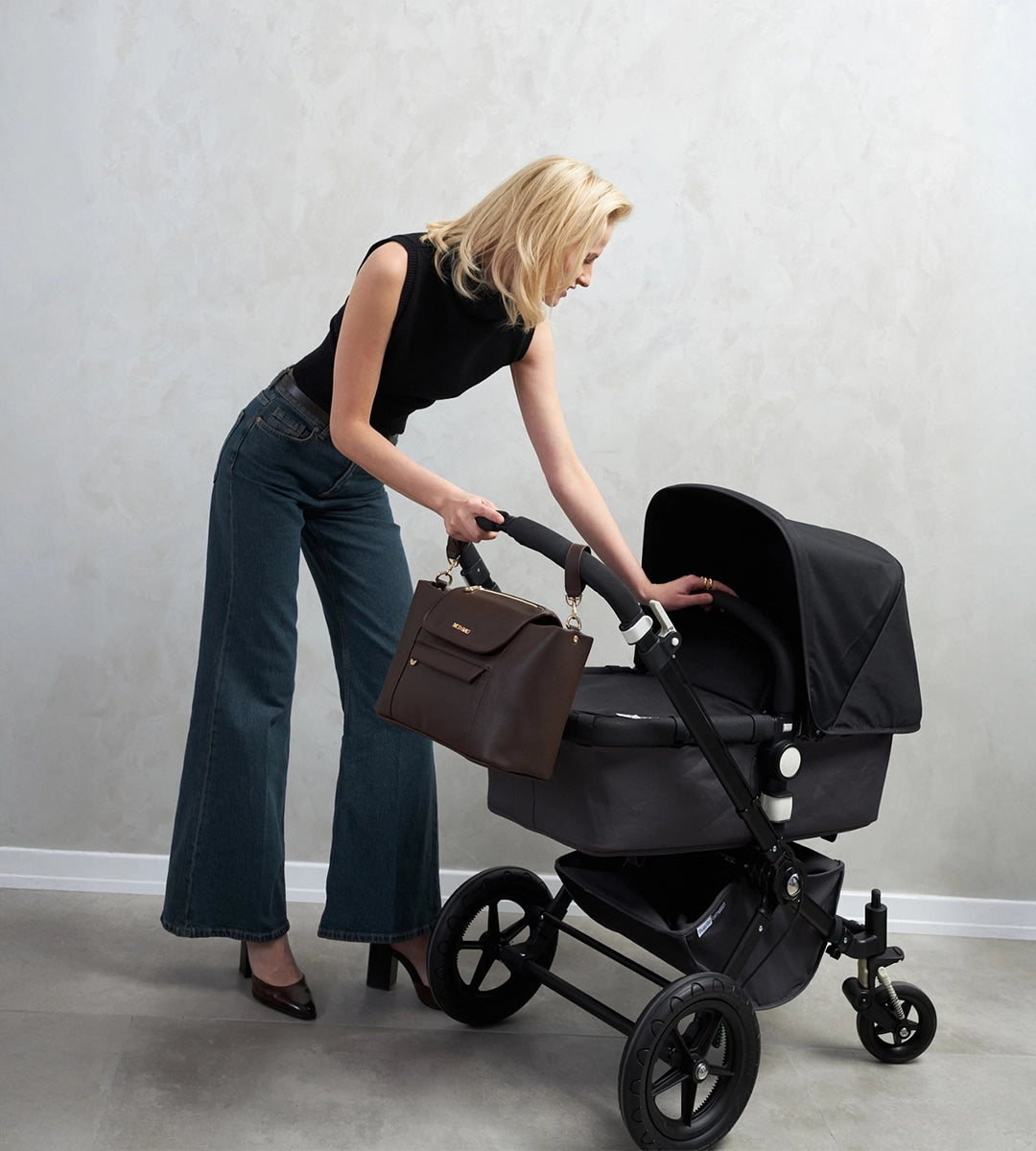 Luna Kahverengi E. Deri Bebek Çantası