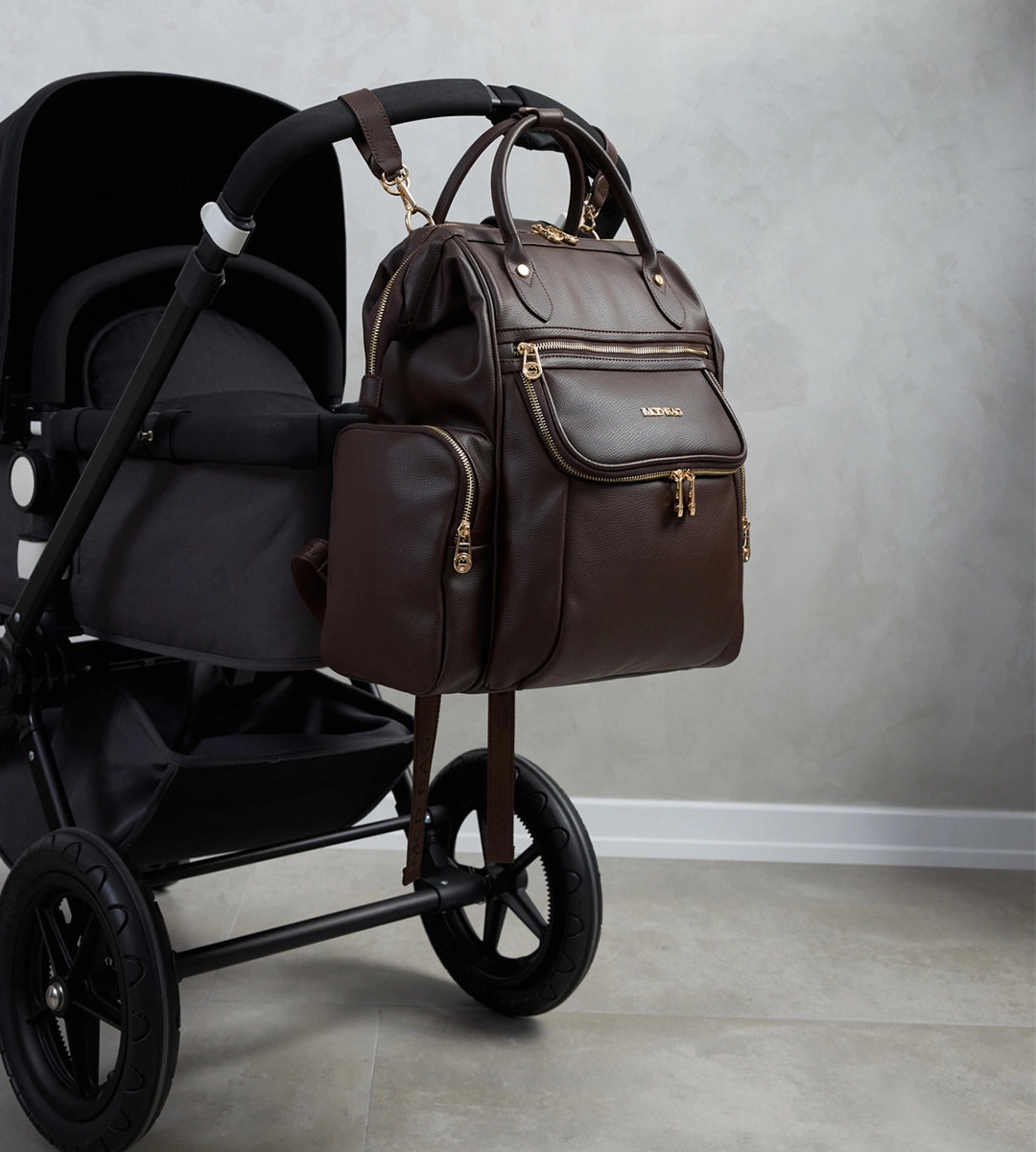 Vista Kahverengi E. Deri Gold Bebek Bakım Çantası