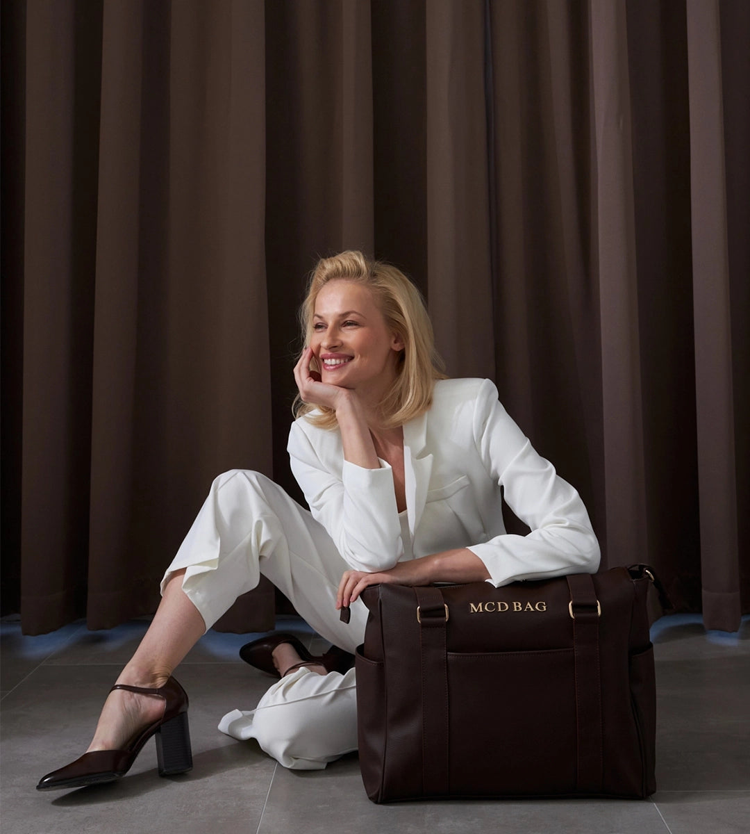 Voyage Kahverengi E. Deri Valiz