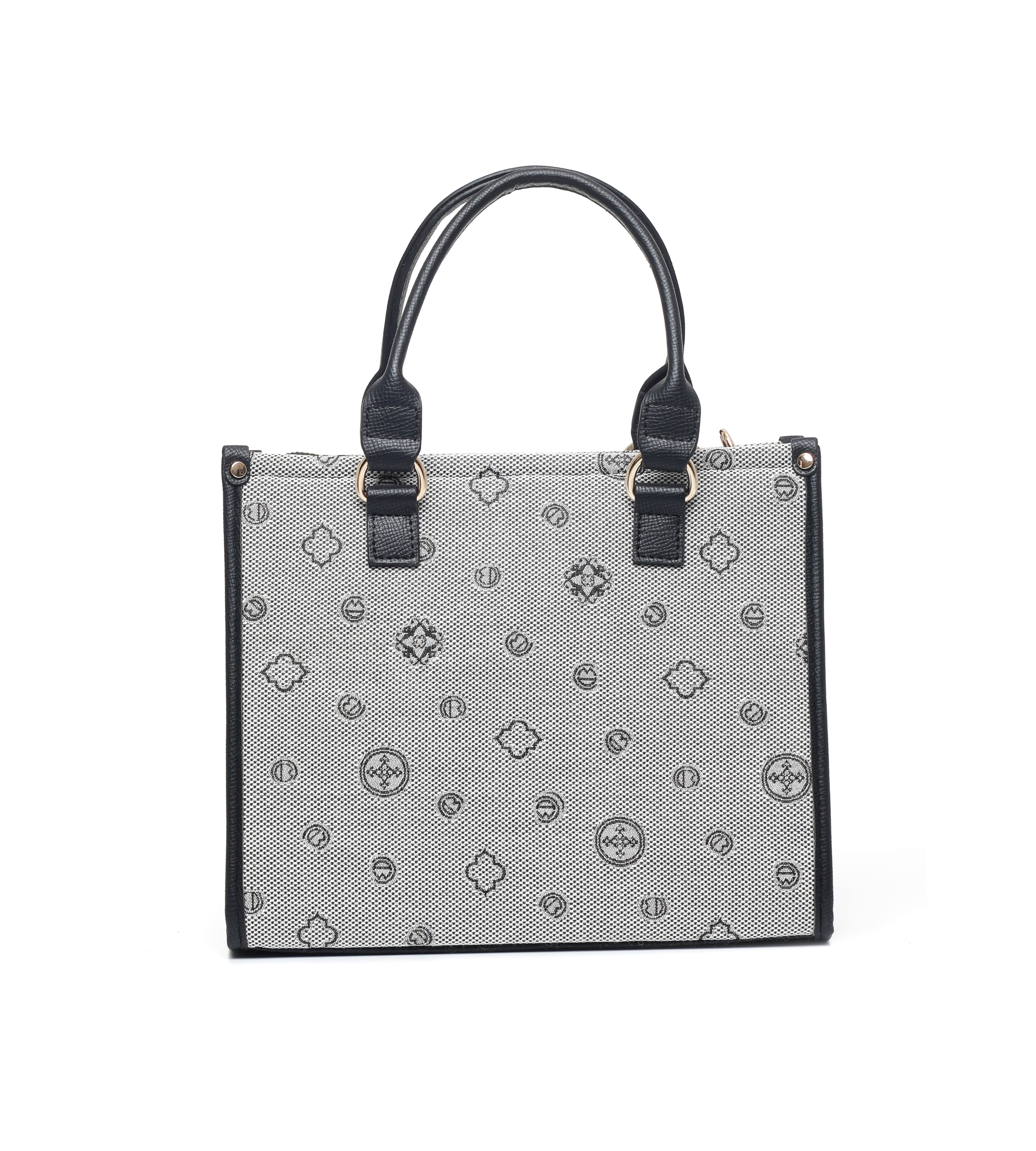 Milena Gri Siyah Motif Bebek Bakım Çantası