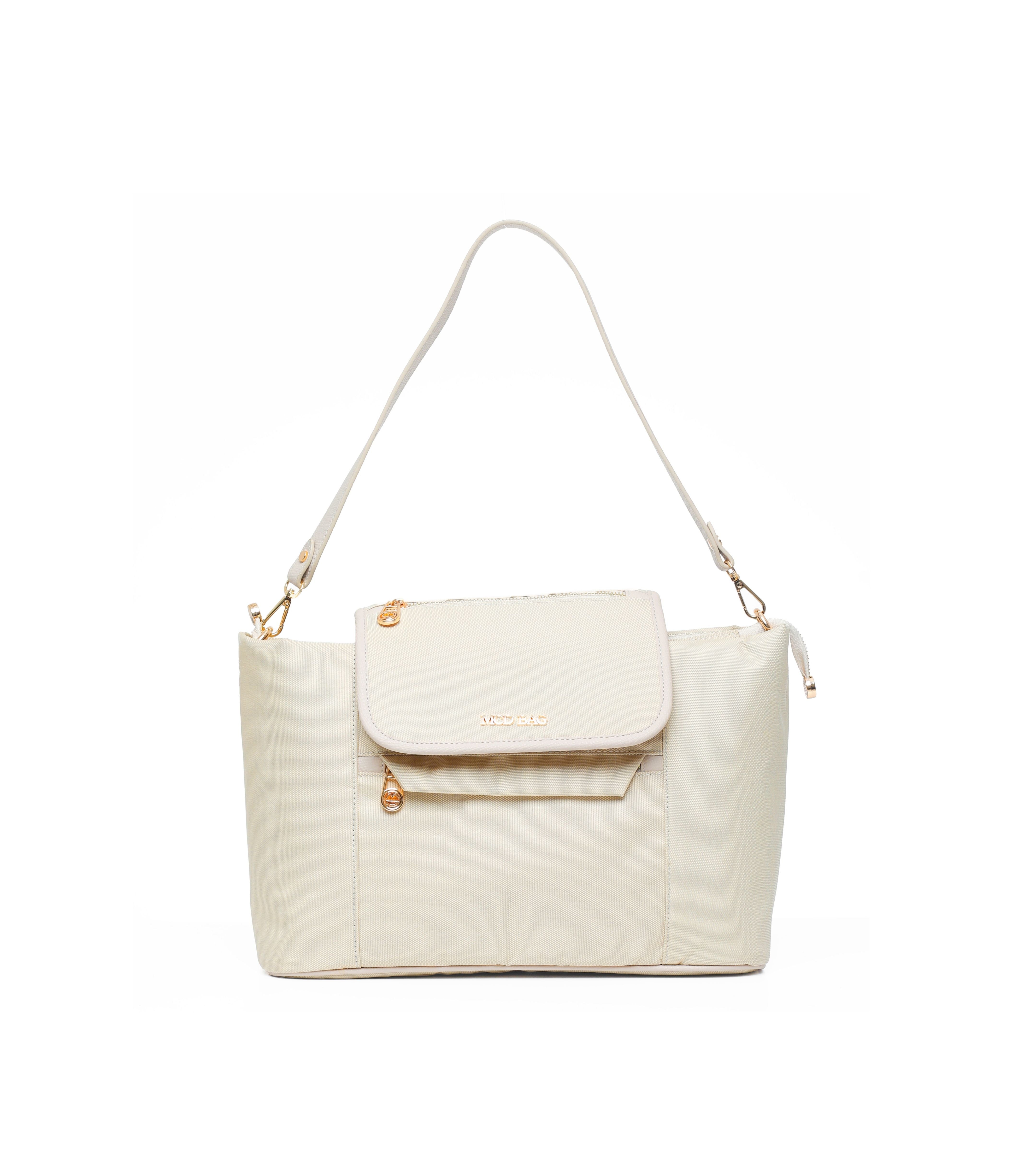 Luna Bej Kumaş Bebek Bakım Çantası