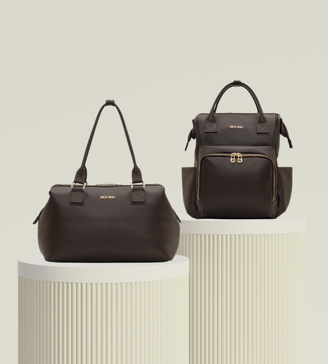 Süper Kahverengi E. Deri Gold Set