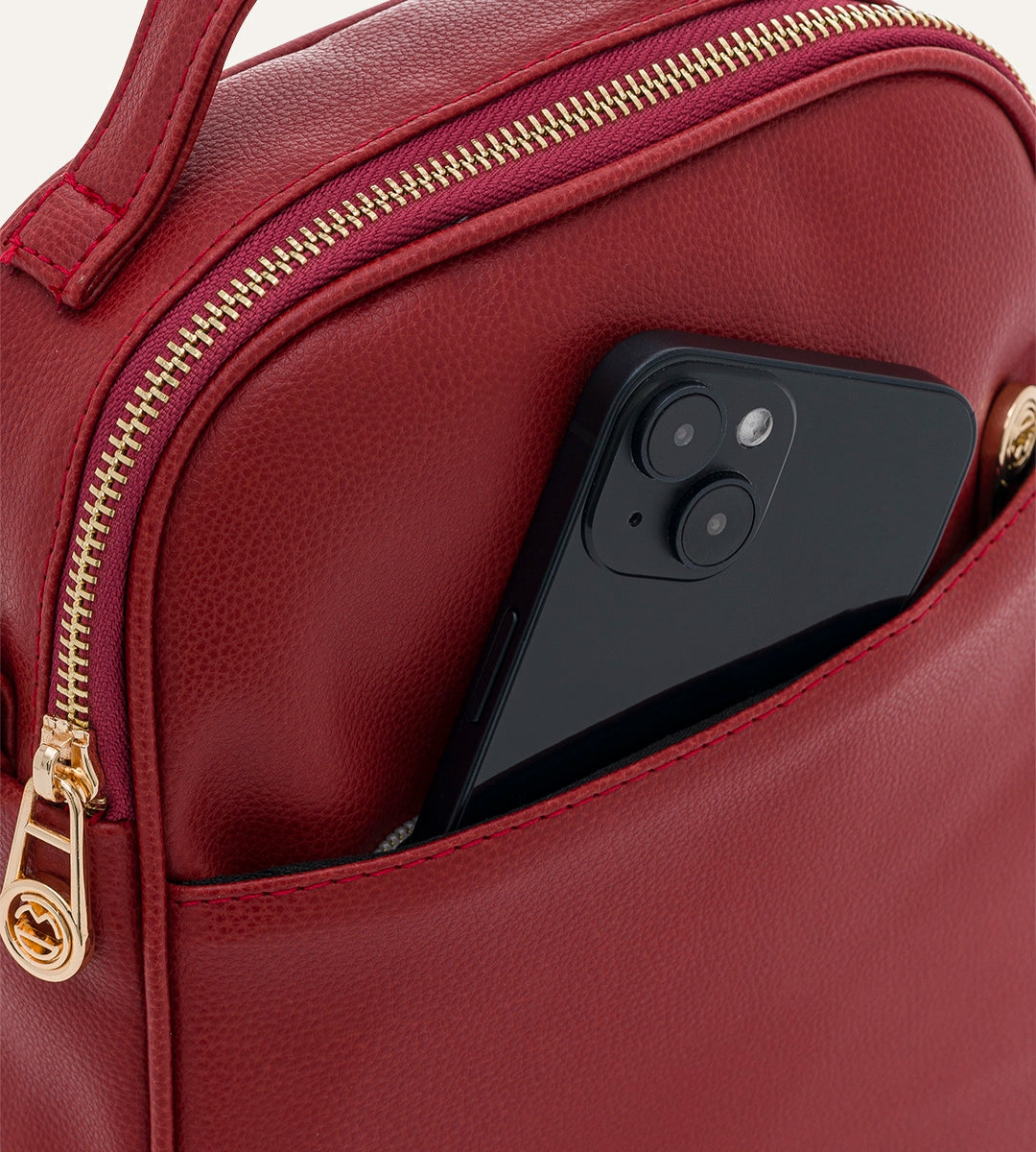 Liora Kırmızı Deri Termal Çanta