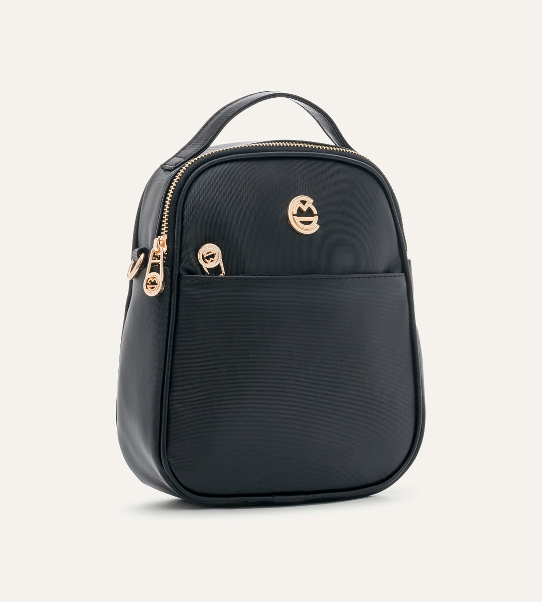 Liora Siyah Desenli Deri Termal Çanta