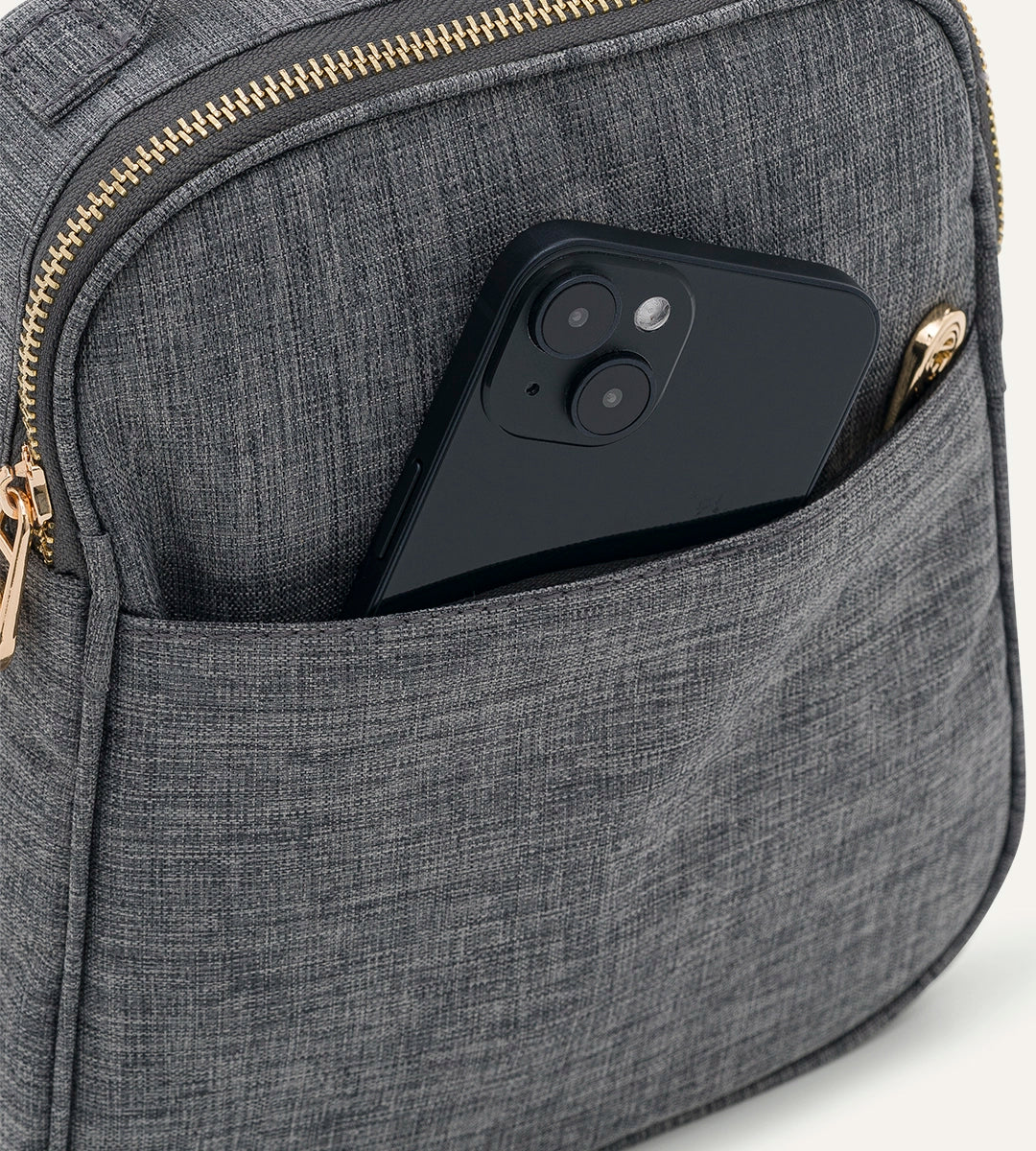 Liora Gri Kumaş Termal Çanta