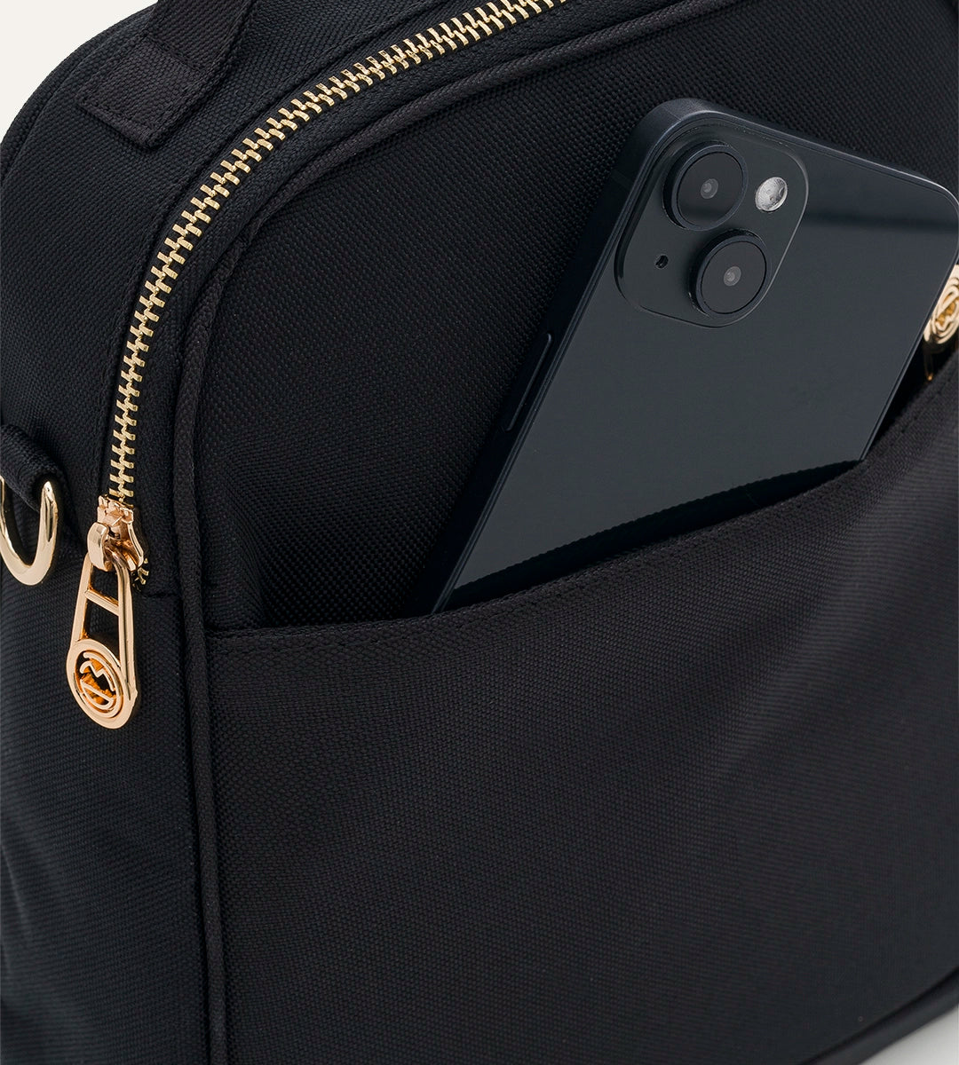 Liora Siyah Kumaş Termal Çanta