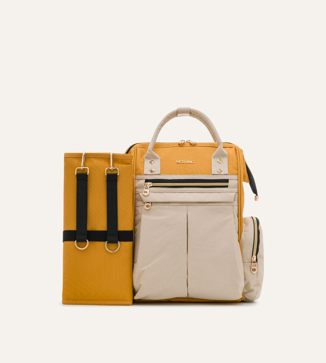 Angel Hardal - Bej Kumaş Bebek Çantası