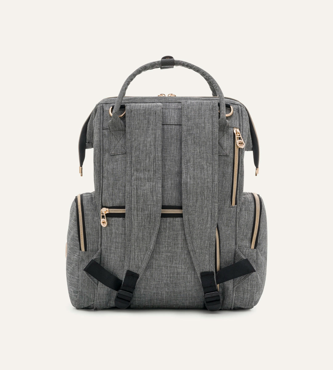 Angel Gri - Gold Kumaş Bebek Çantası