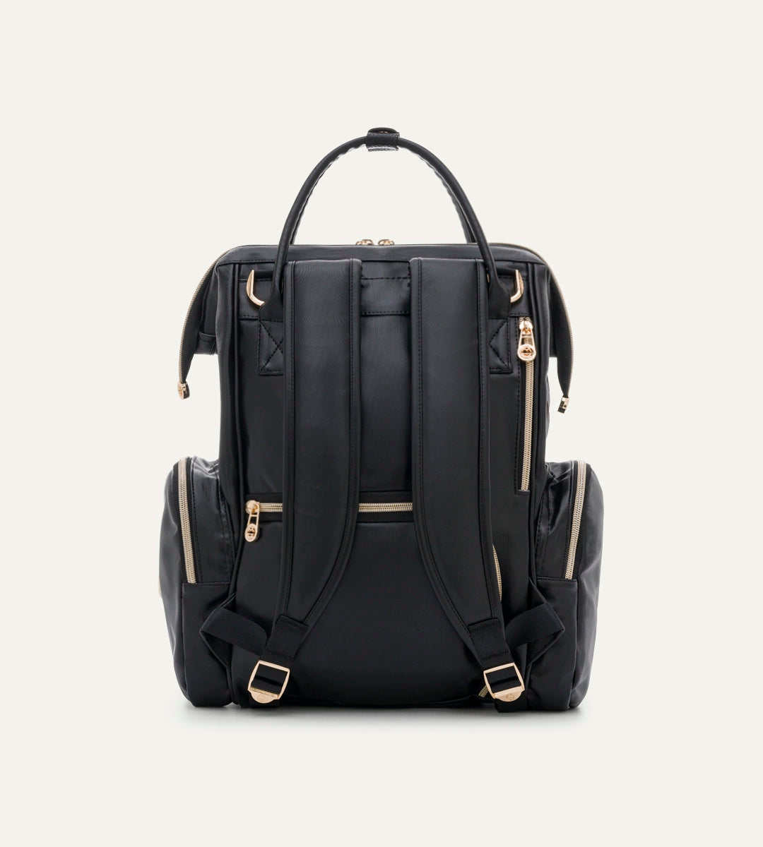 Angel Siyah Gold Deri Bebek Çantası