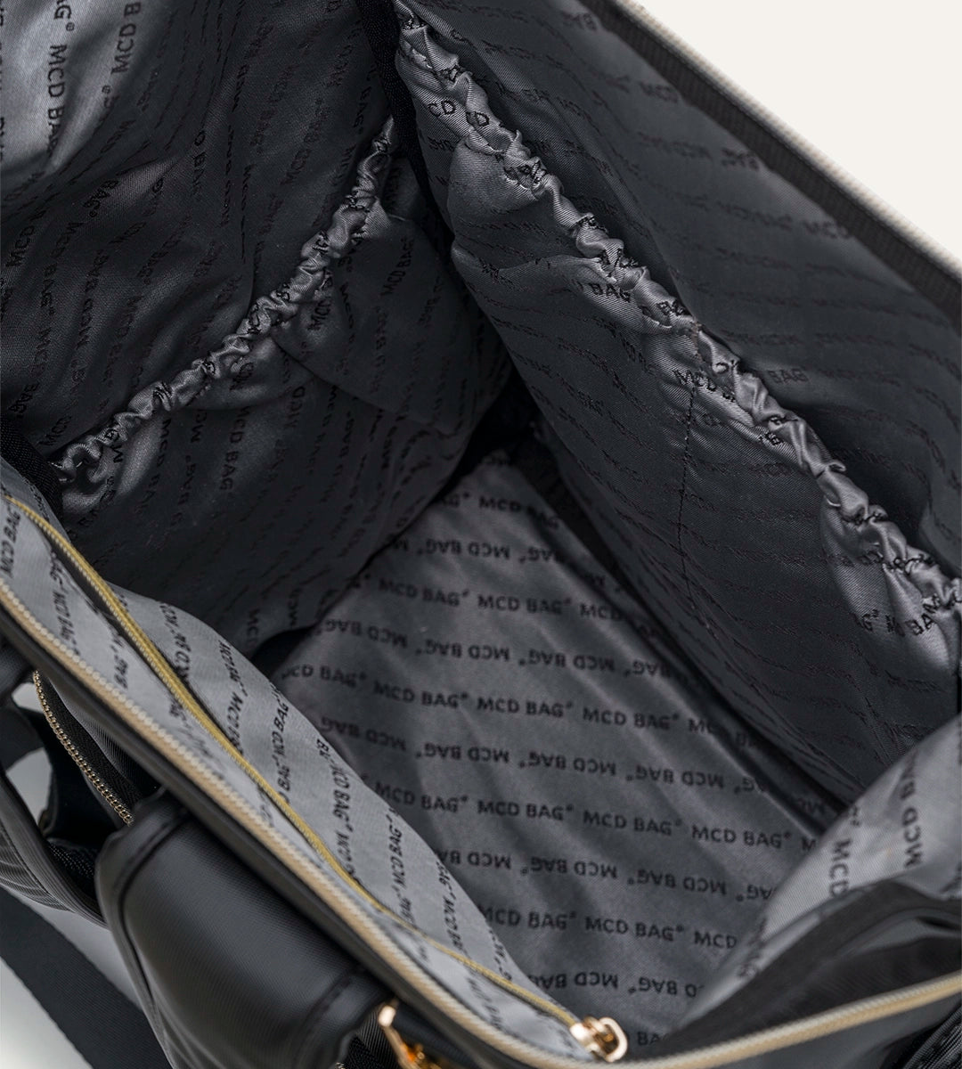 Angel Siyah Gold Deri Bebek Çantası