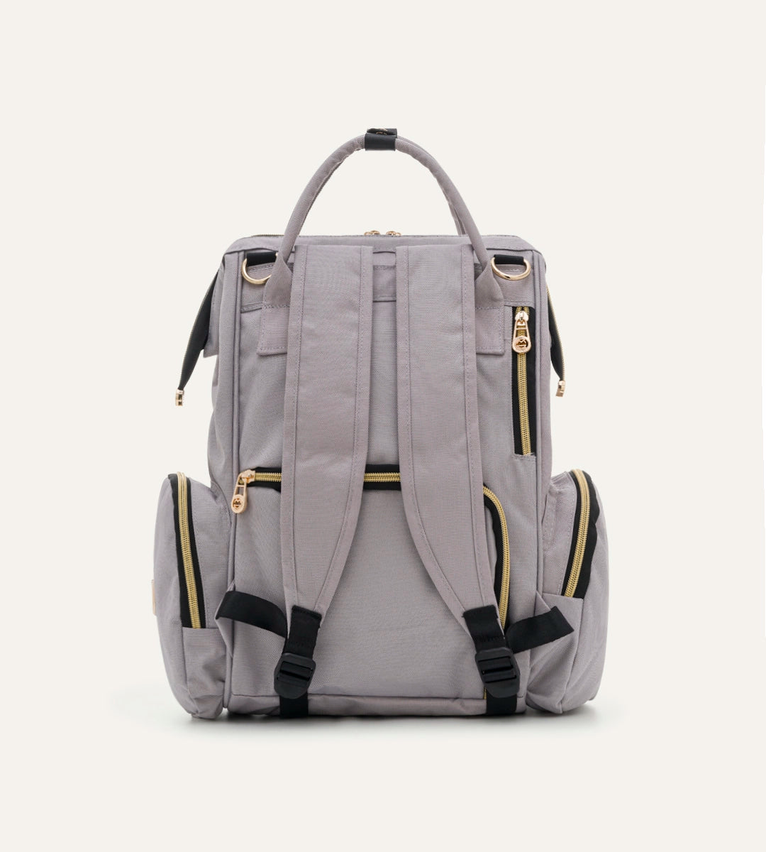 Angel Pastel Gri - Gold Kumaş Bebek Çantası