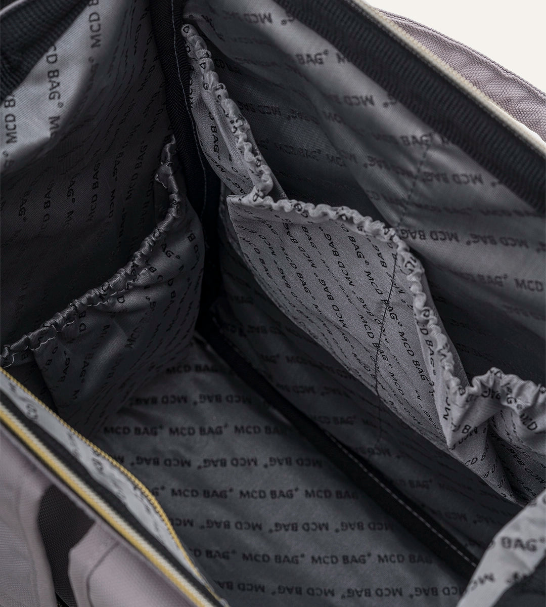 Angel Pastel Gri - Gold Kumaş Bebek Çantası