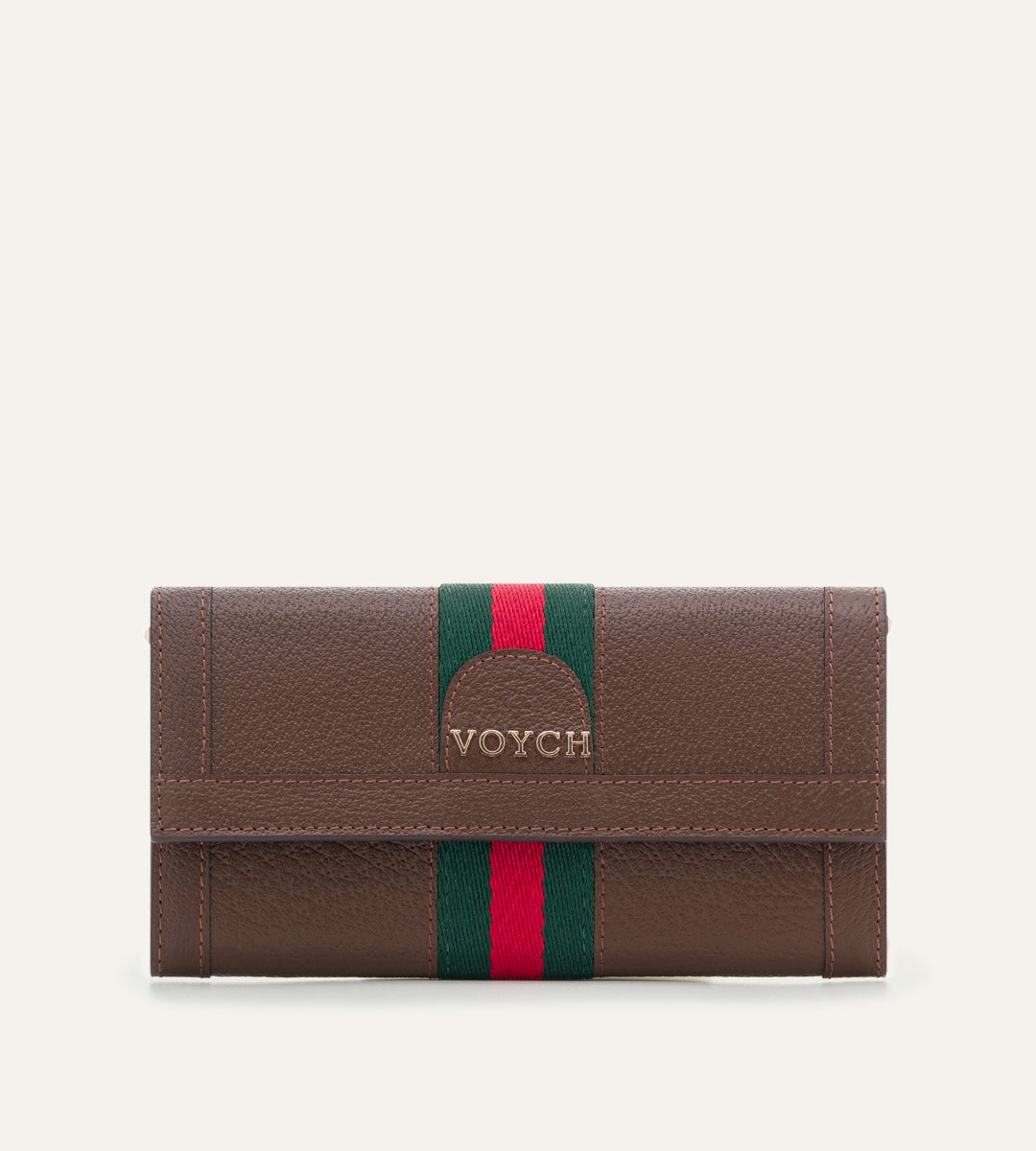 Voych Fiore Kahverengi Deri Kadın Cüzdan