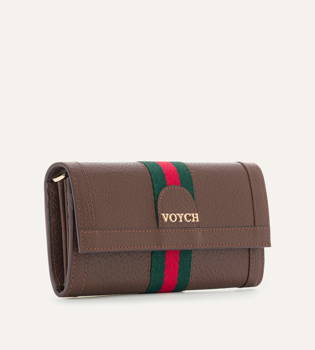 Voych Fiore Kahverengi Deri Kadın Cüzdan