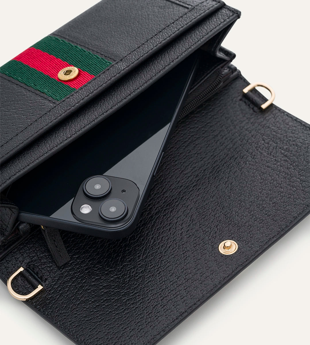 Voych Fiore Siyah Deri Kadın Cüzdan