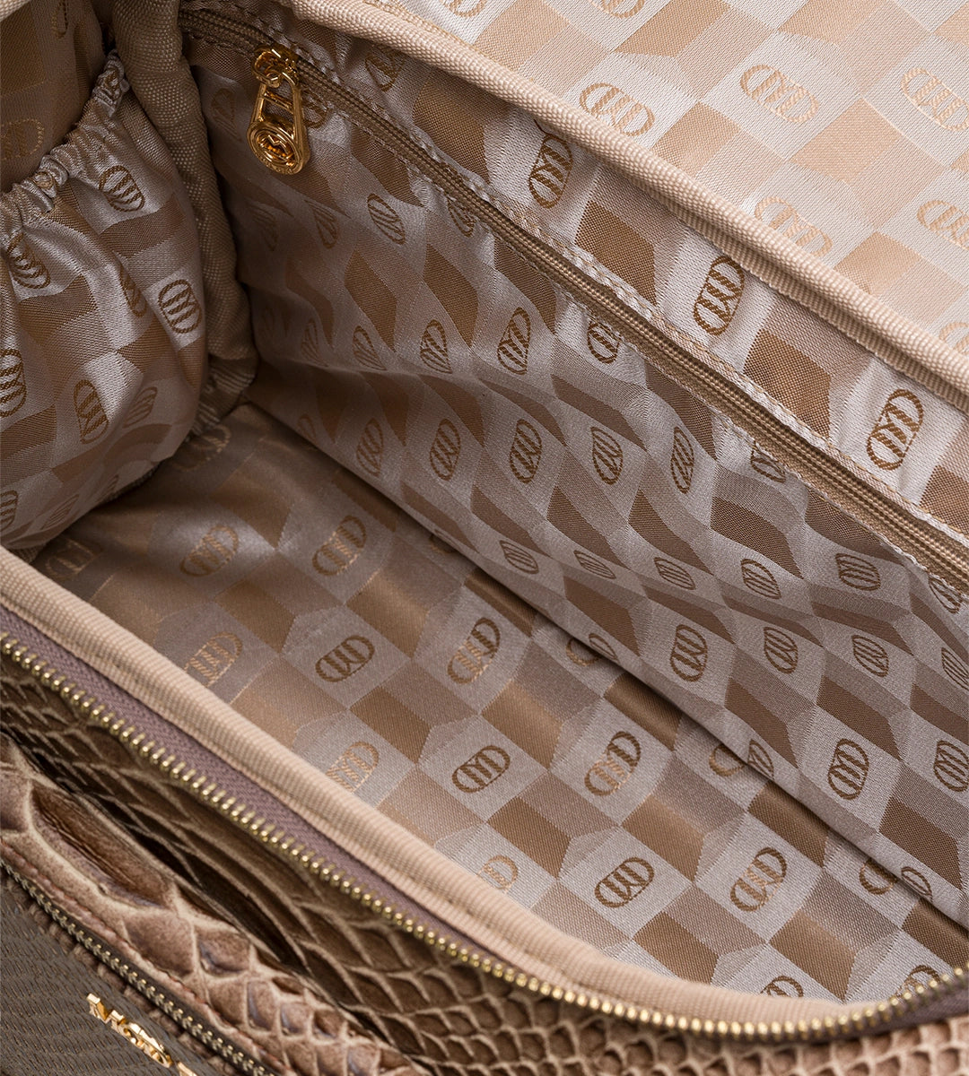 Serena Camel Y. Deri Gold Bebek Çantası