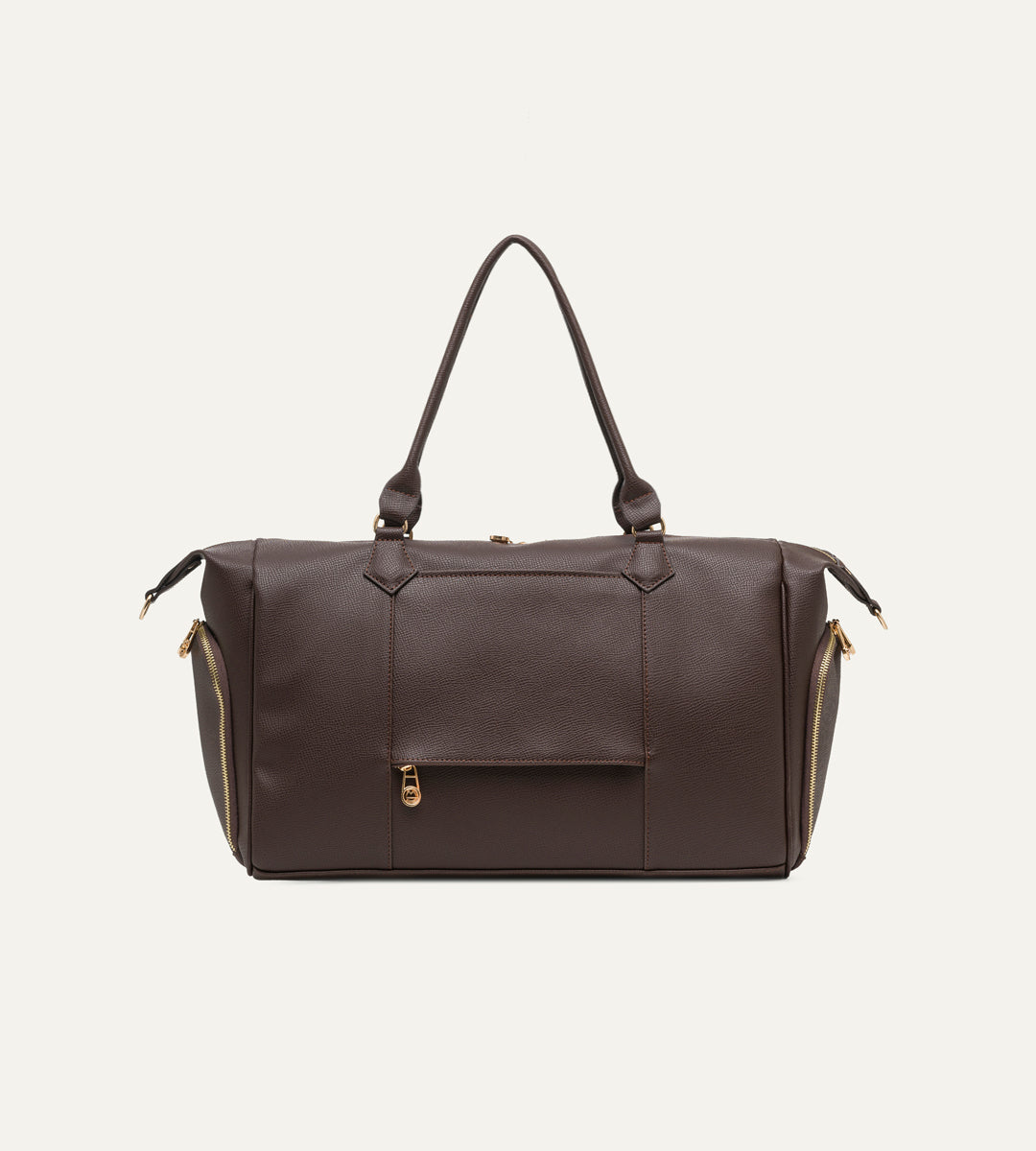 Lenna Kahverengi E. Deri Valiz