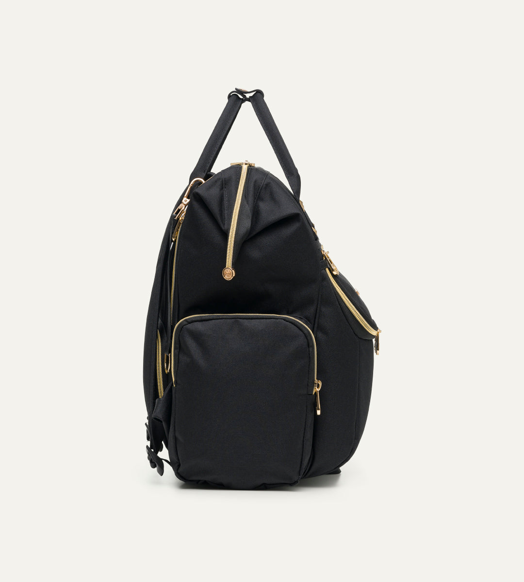 Vista Siyah Gold Kumaş Bebek Çantası