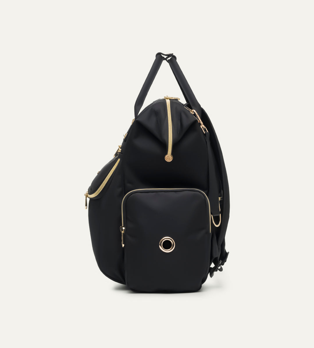 Vista Siyah Gold Kumaş Bebek Çantası