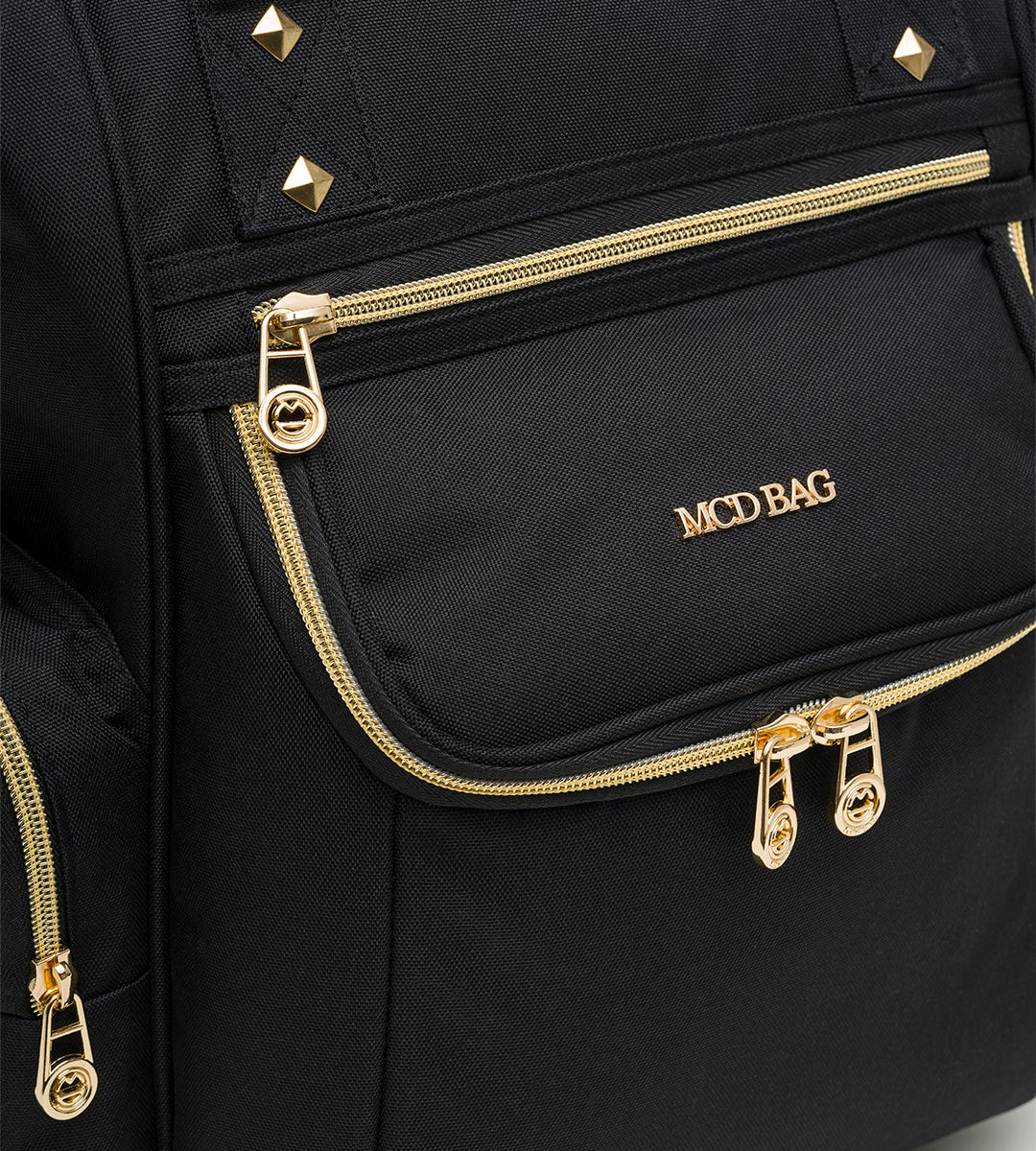 Vista Siyah Gold Kumaş Bebek Çantası