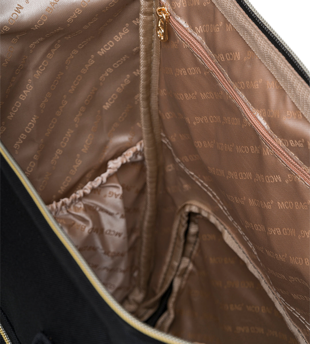 Vista Siyah Gold Kumaş Bebek Çantası