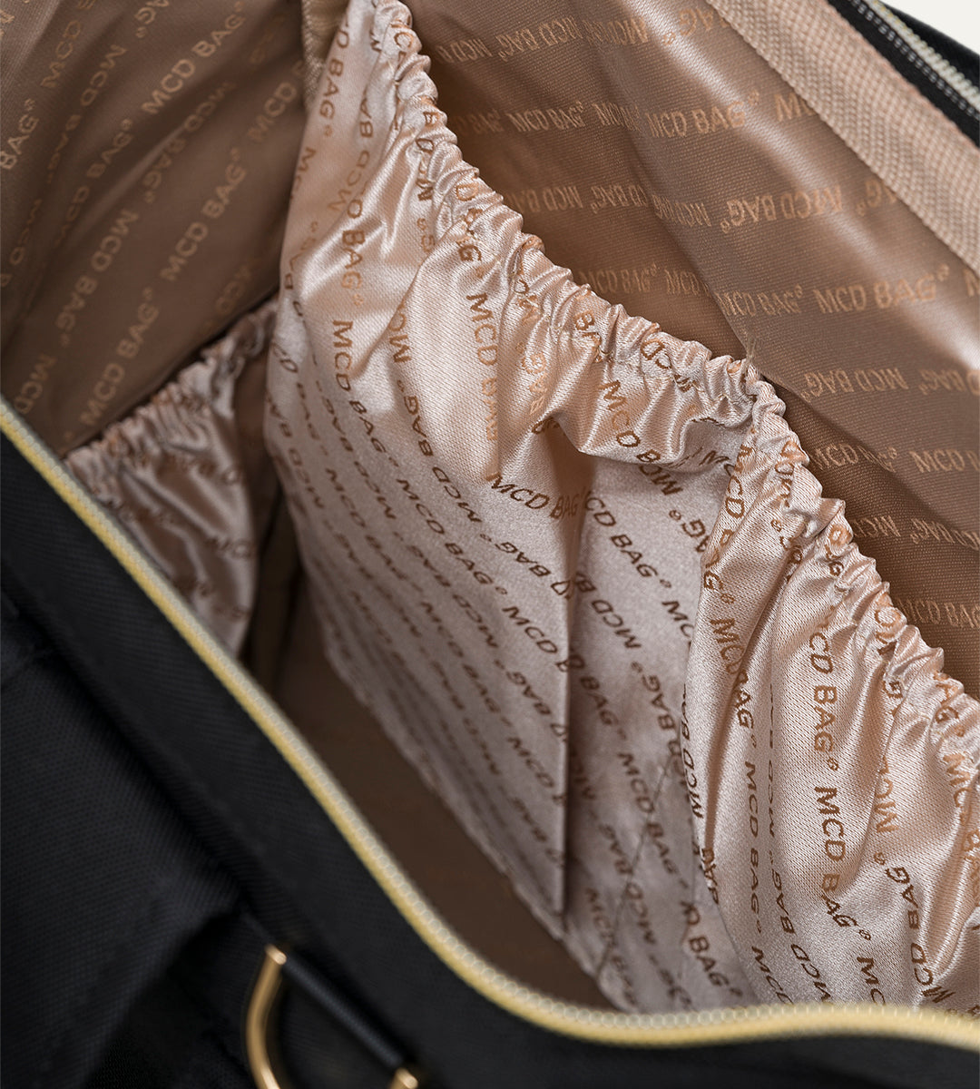 Vista Siyah Gold Kumaş Bebek Çantası