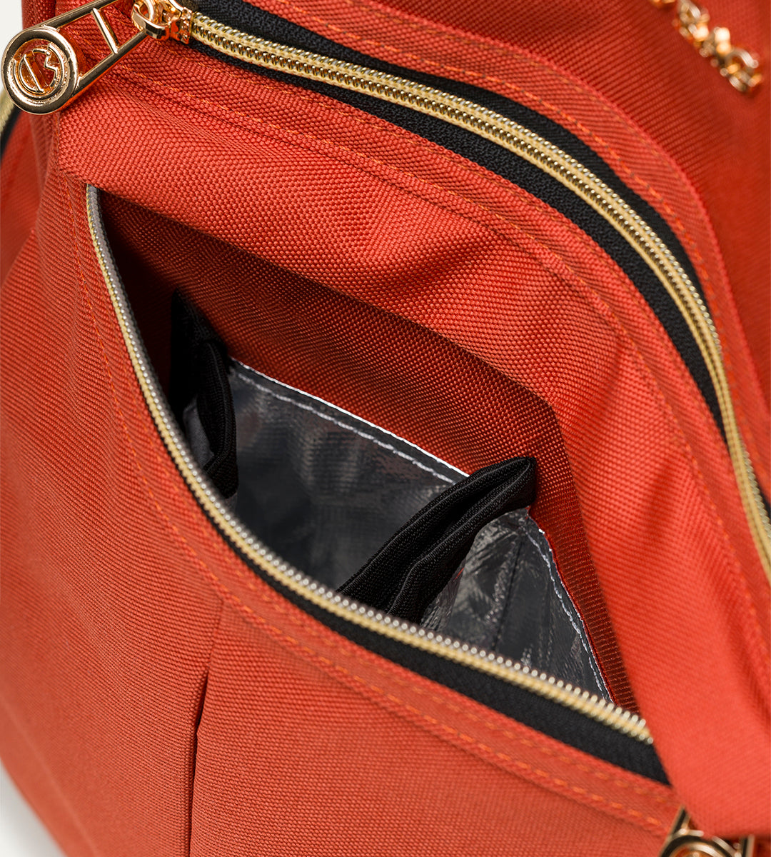 Angel Kiremit-Gold Kumaş Bebek Çantası