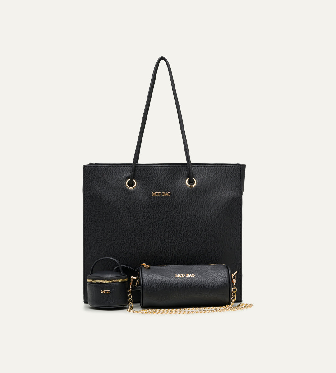 Leona Siyah E. Deri Bebek Çantası