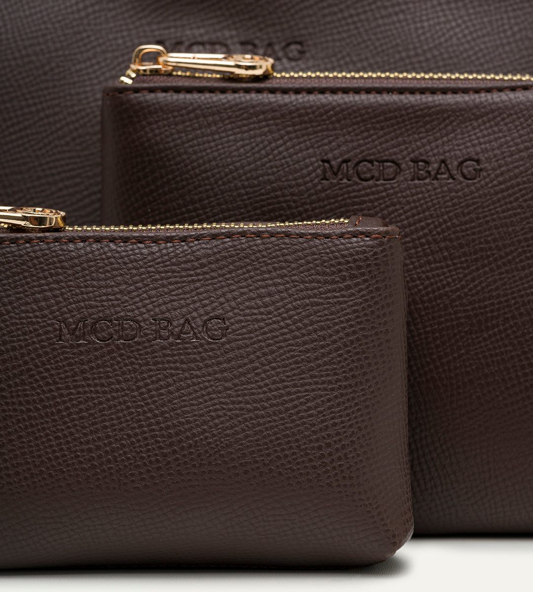 Morgana Kahverengi Deri Makyaj Seti