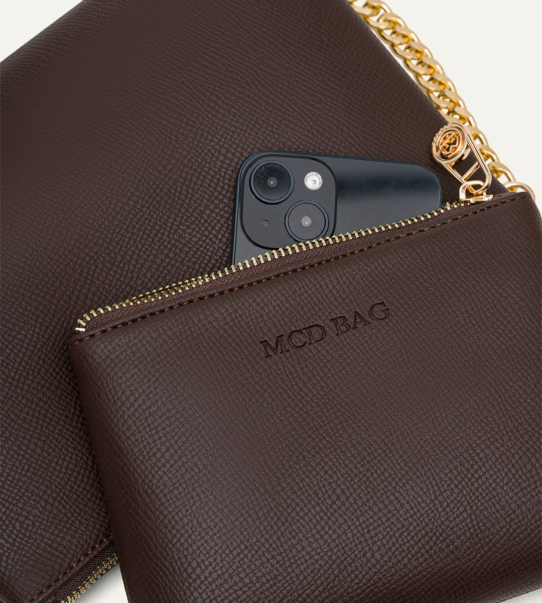 Morgana Kahverengi Deri Makyaj Seti