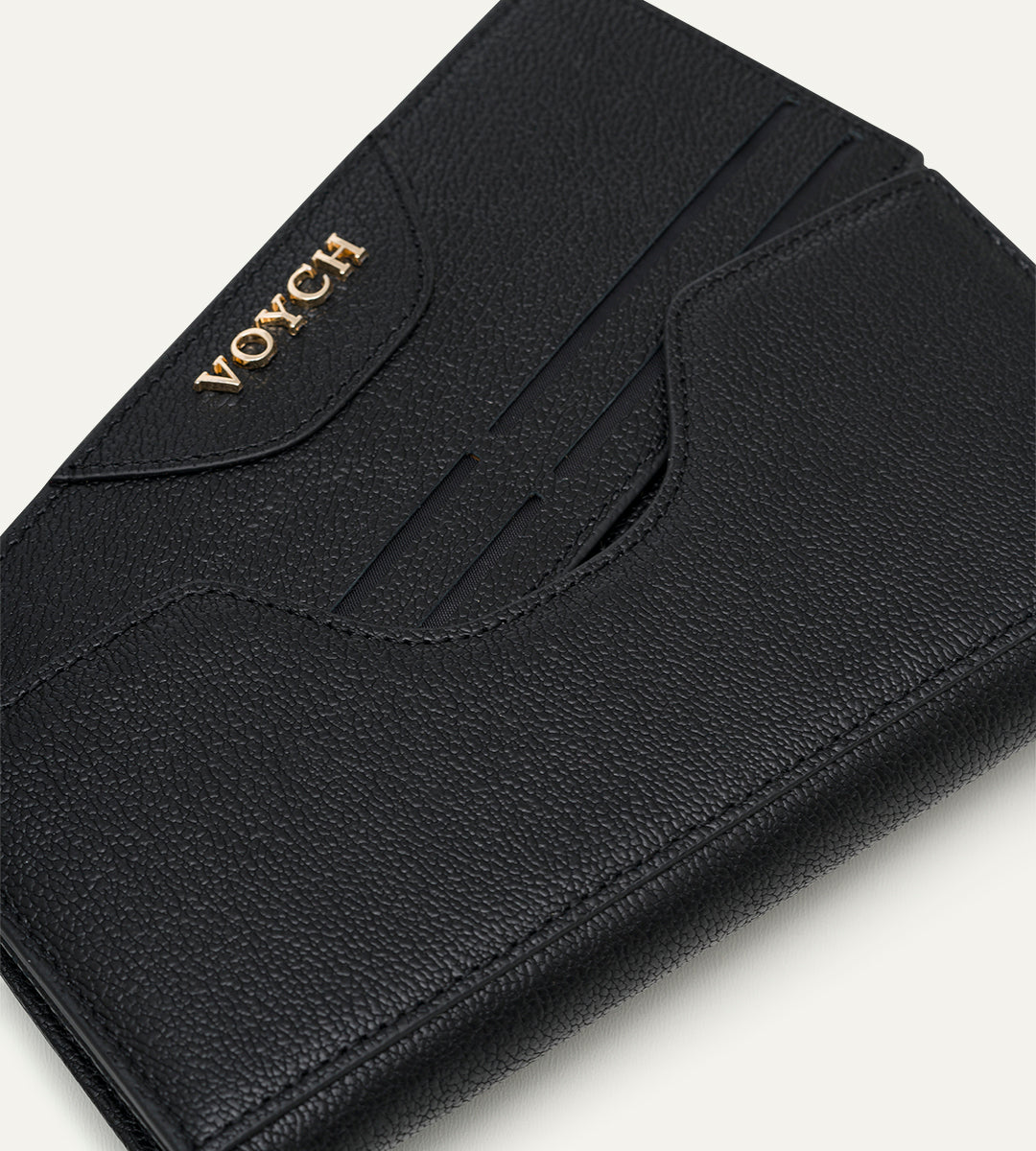 Voych Calista Siyah Deri Kadın Cüzdan