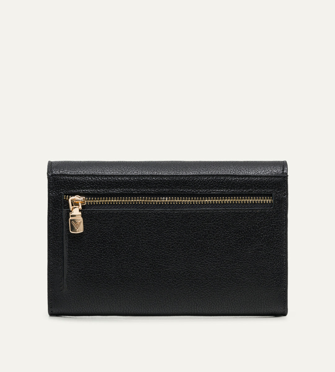 Voych Amara Siyah Deri Kadın Cüzdan