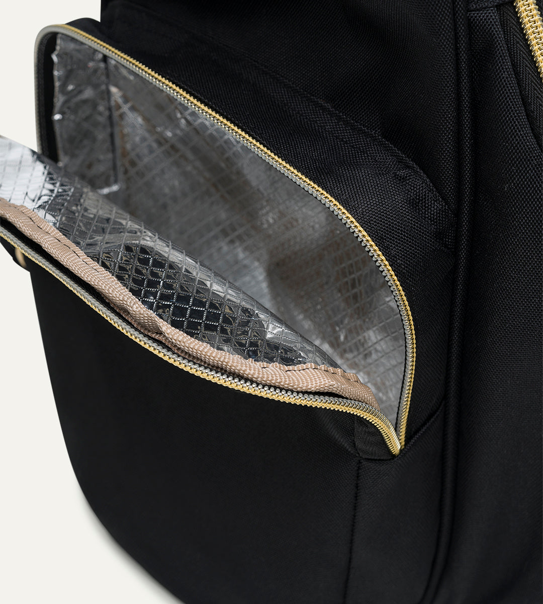 Vista Siyah Gold Kumaş Bebek Çantası