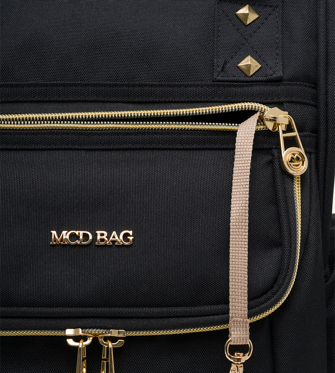 Vista Siyah Gold Kumaş Bebek Çantası