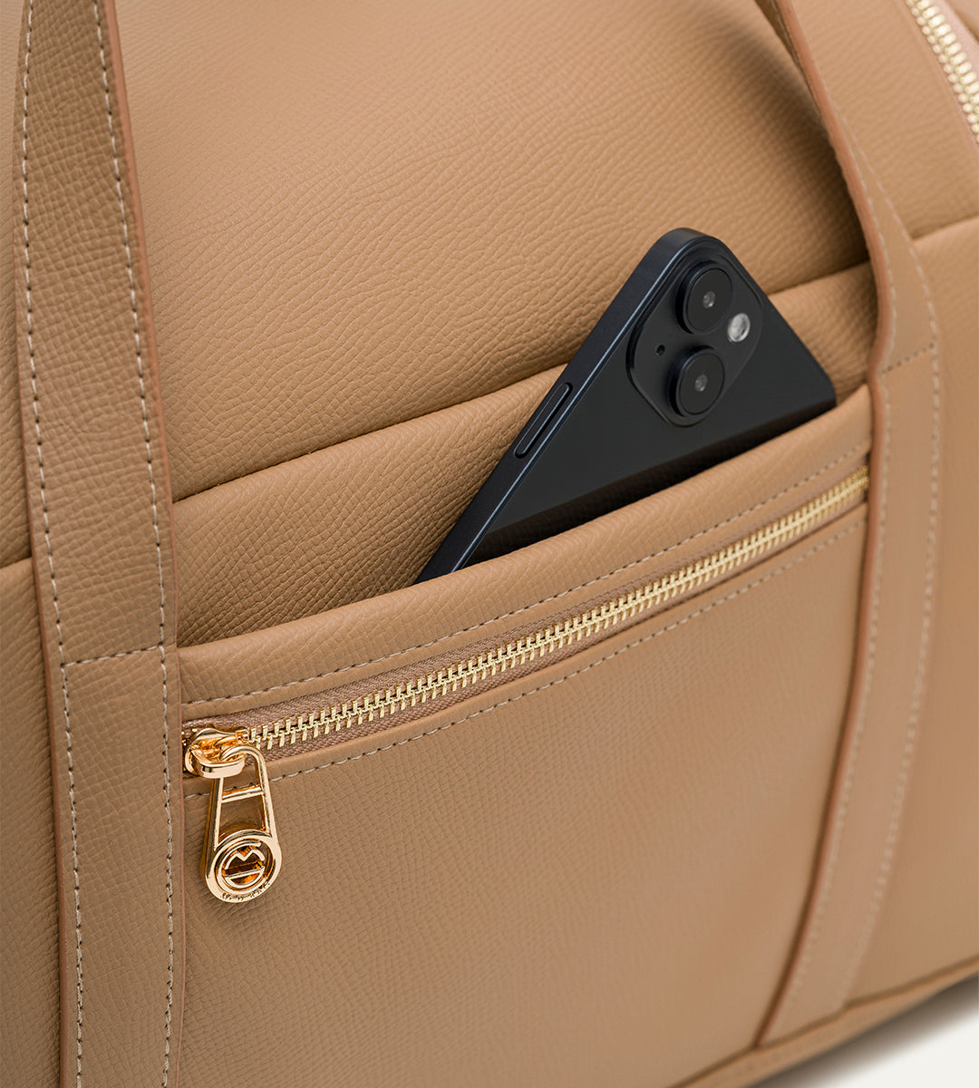 Serena Vizon E. Deri Gold Bebek Çantası