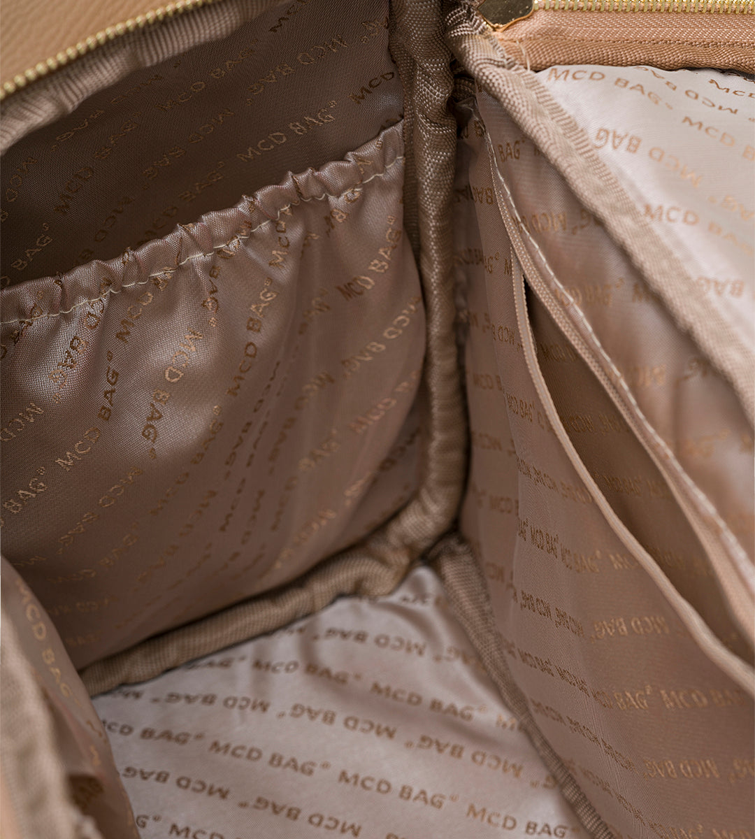 Serena Vizon E. Deri Gold Bebek Çantası