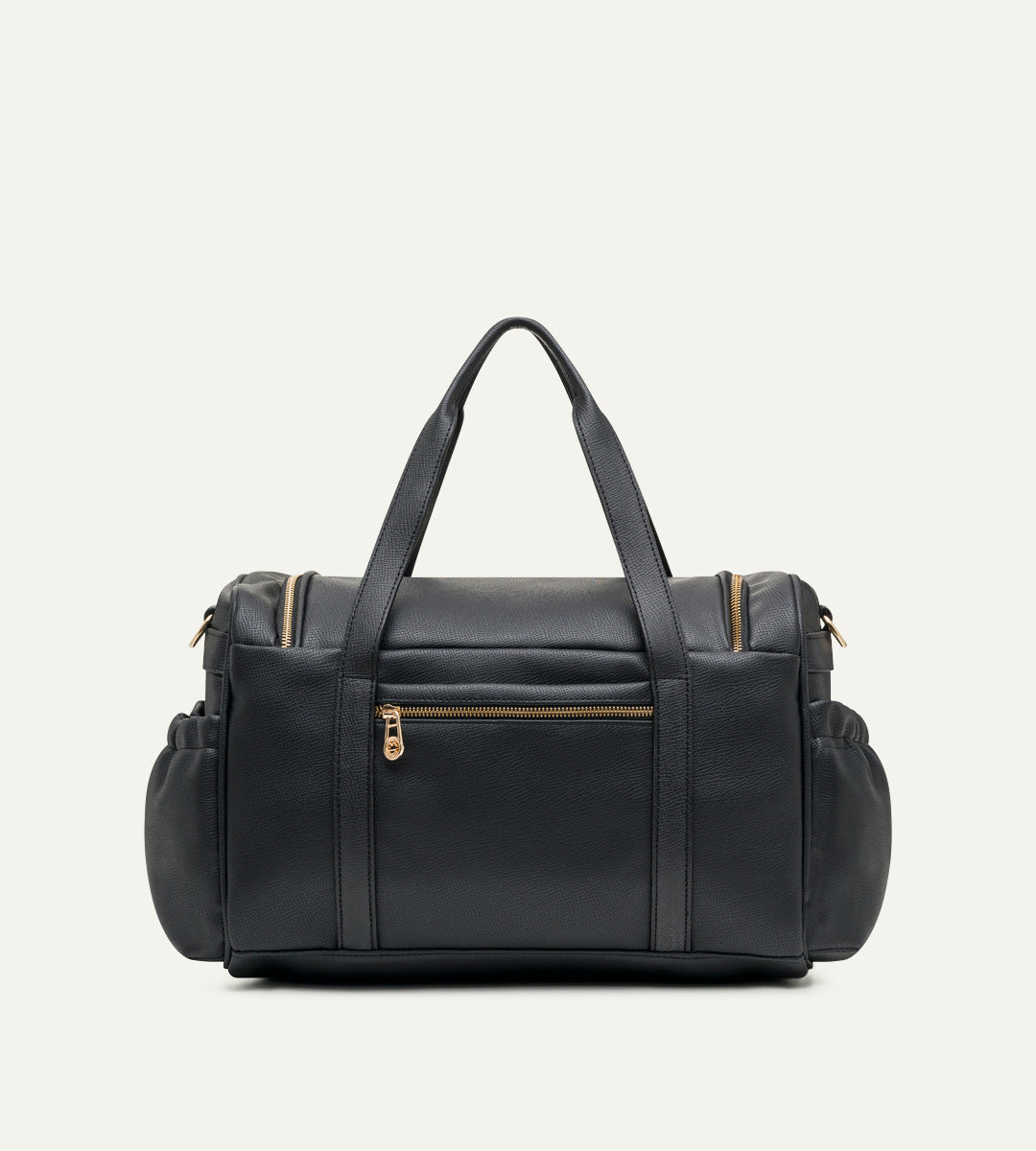 Serena Siyah E. Deri Gold Bebek Çantası