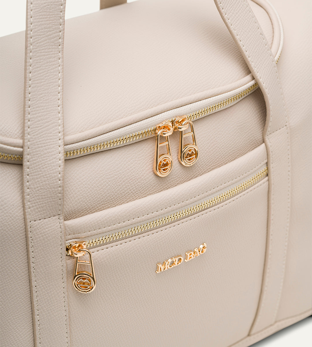 Serena Bej E. Deri Gold Bebek Çantası