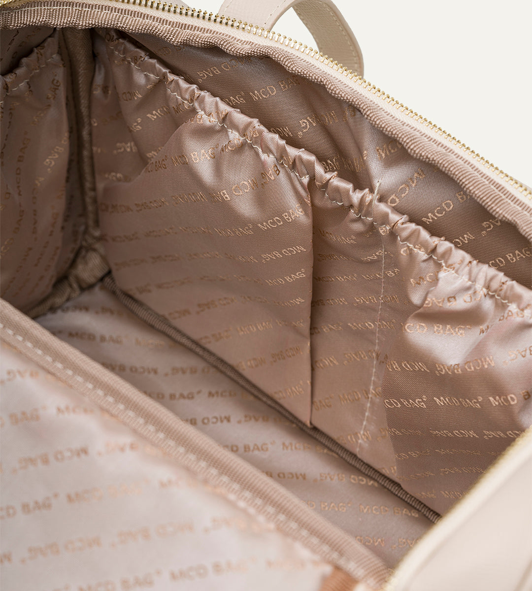 Serena Bej E. Deri Gold Bebek Çantası