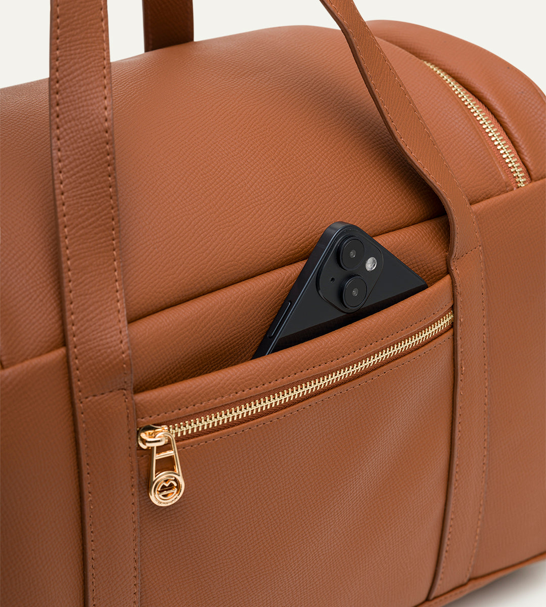 Serena Taba E. Deri Gold Bebek Çantası