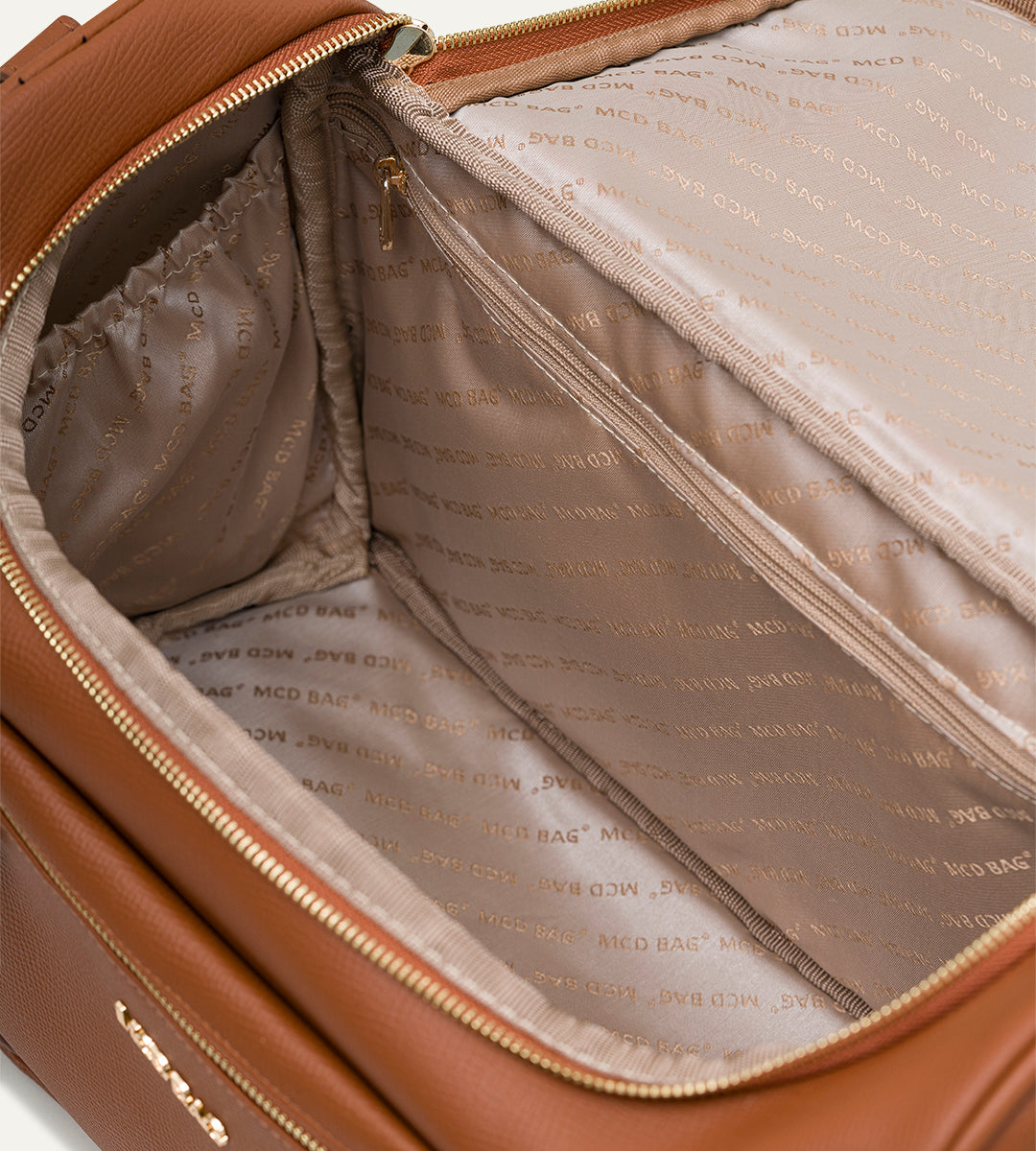 Serena Taba E. Deri Gold Bebek Çantası