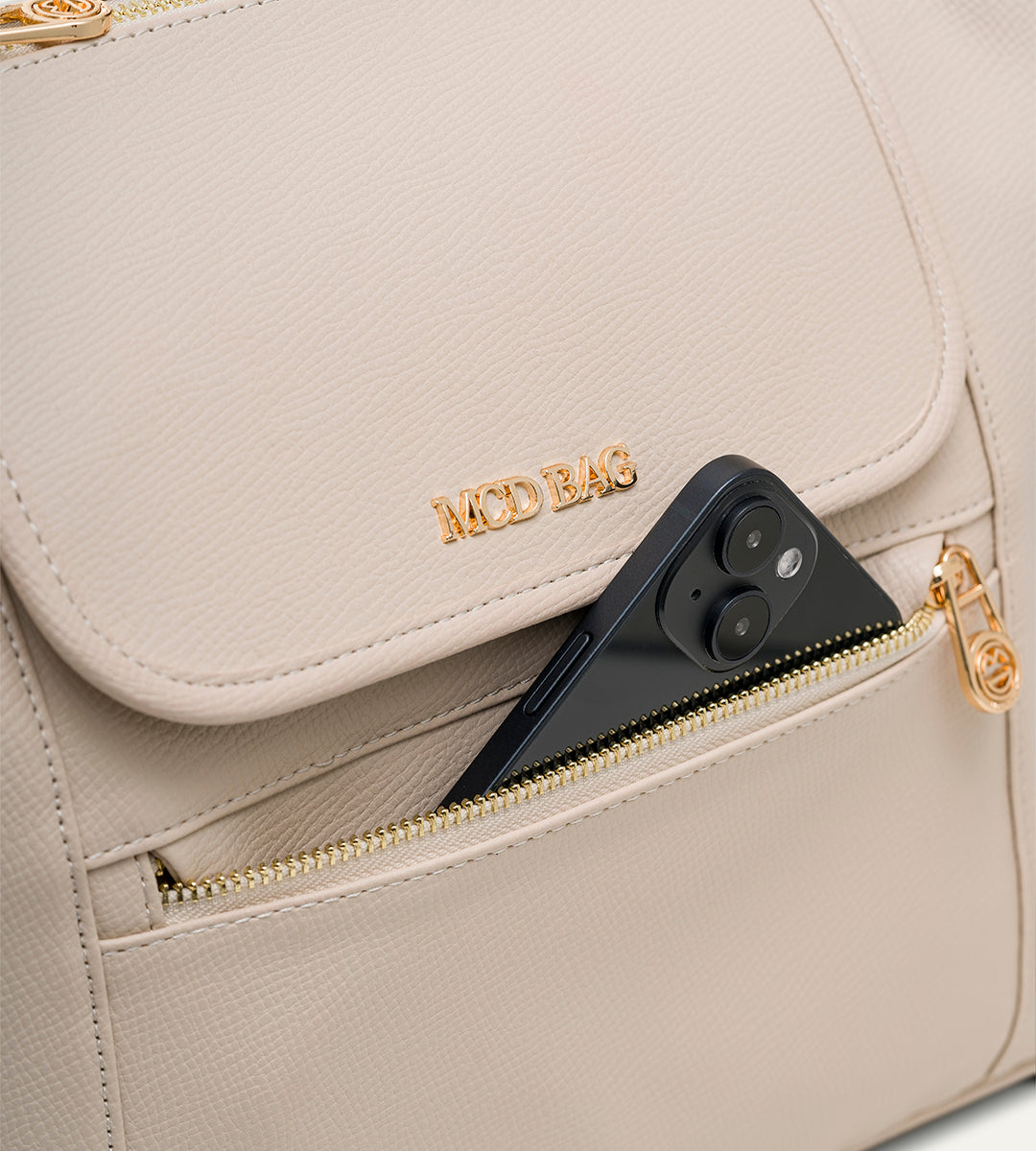 Luna Bej E. Deri Bebek Çantası