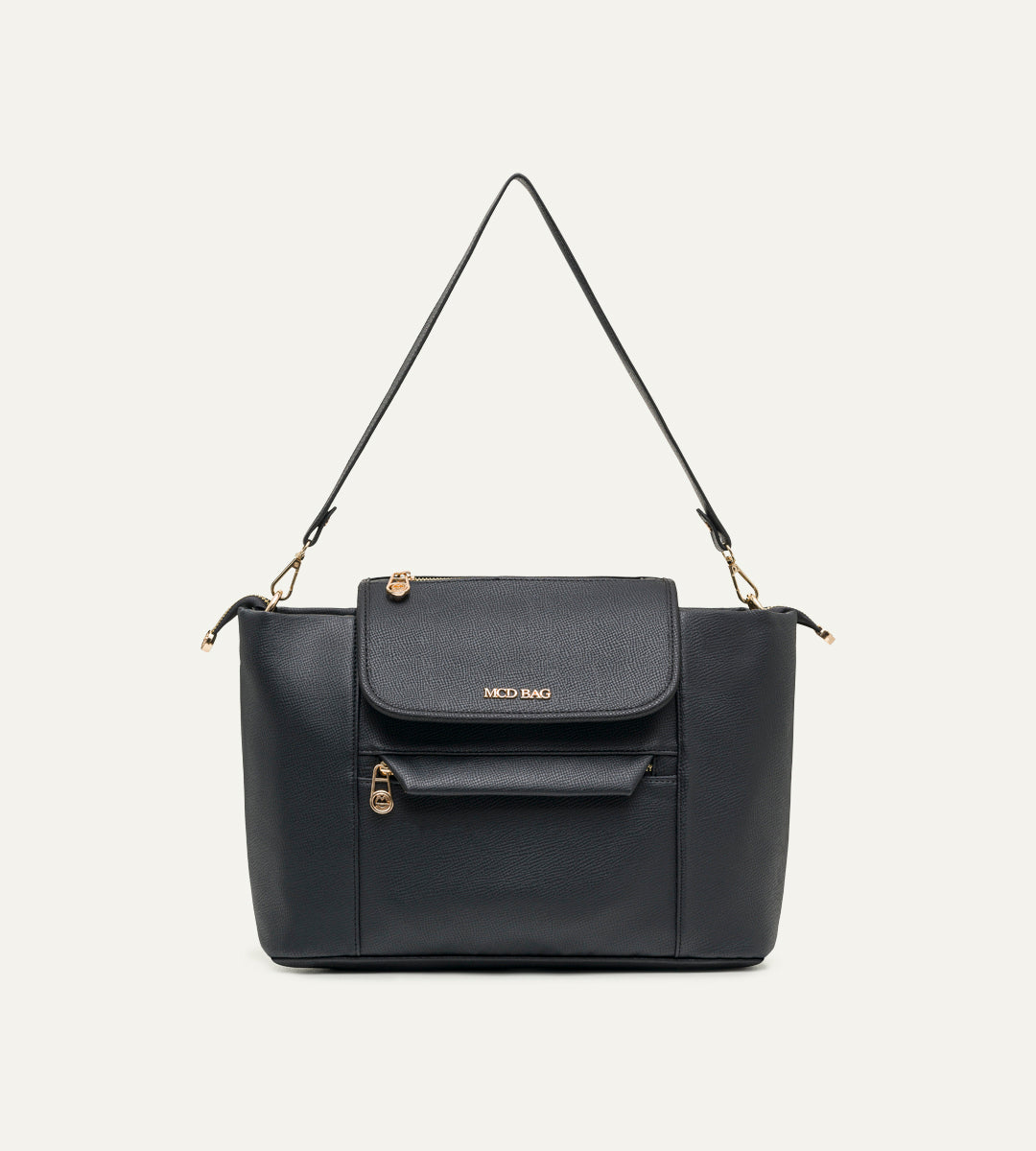 Luna Siyah E. Deri Bebek Çantası