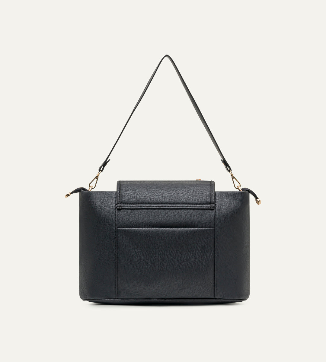 Luna Siyah E. Deri Bebek Çantası