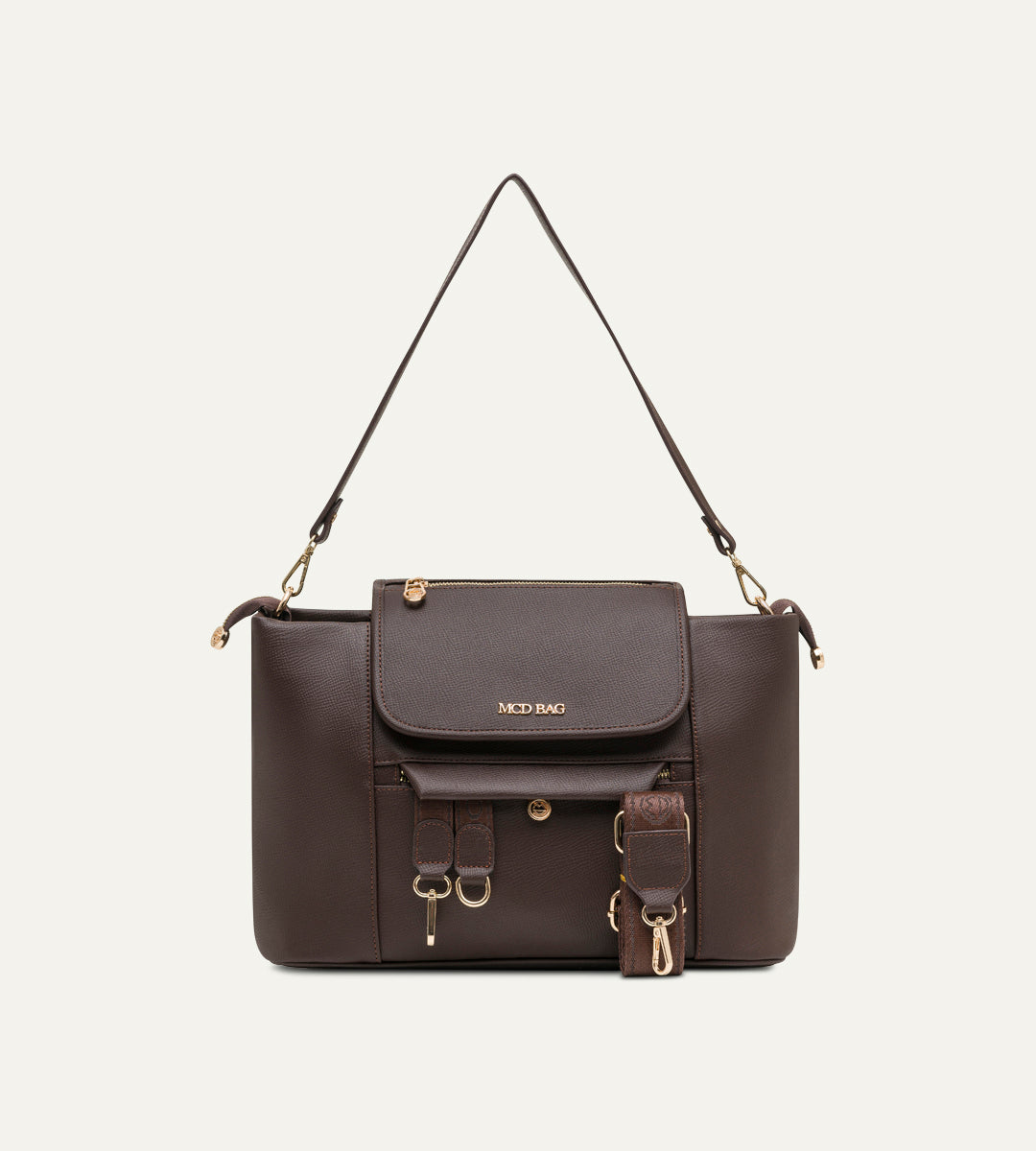 Luna Kahverengi E. Deri Bebek Çantası