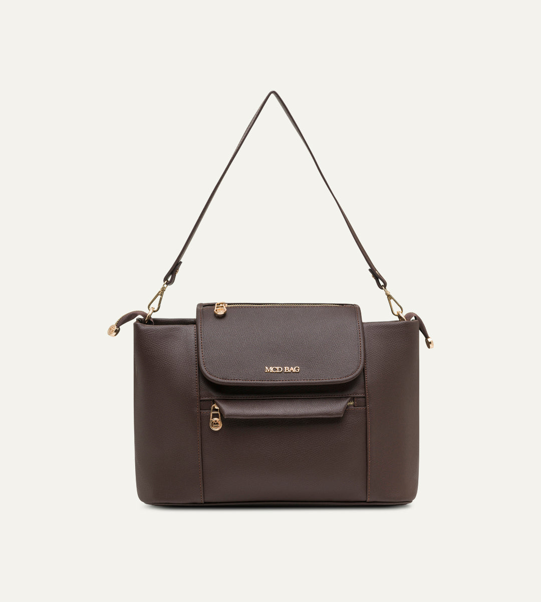 Luna Kahverengi E. Deri Bebek Çantası