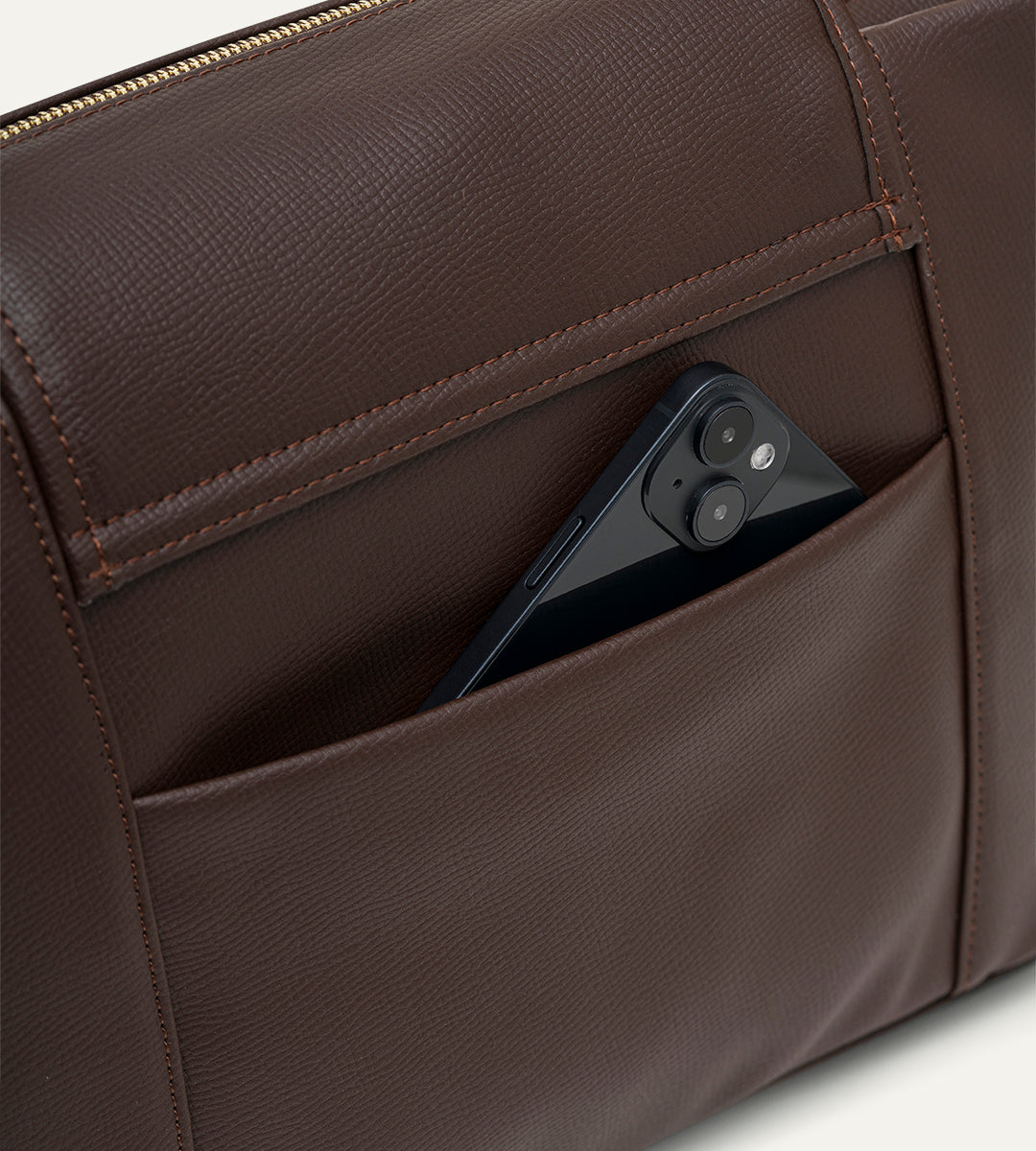 Luna Kahverengi E. Deri Bebek Çantası