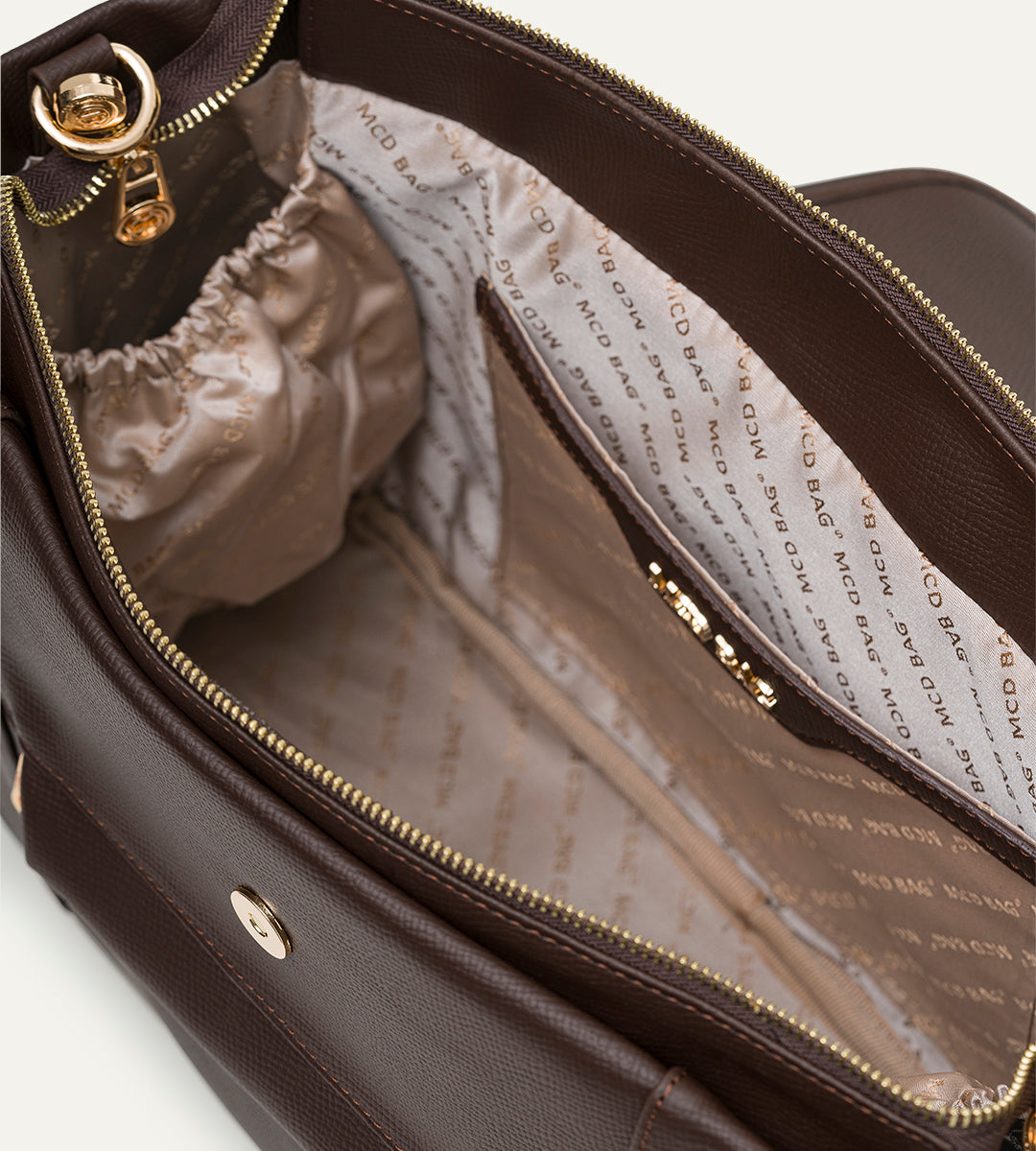 Luna Kahverengi E. Deri Bebek Çantası