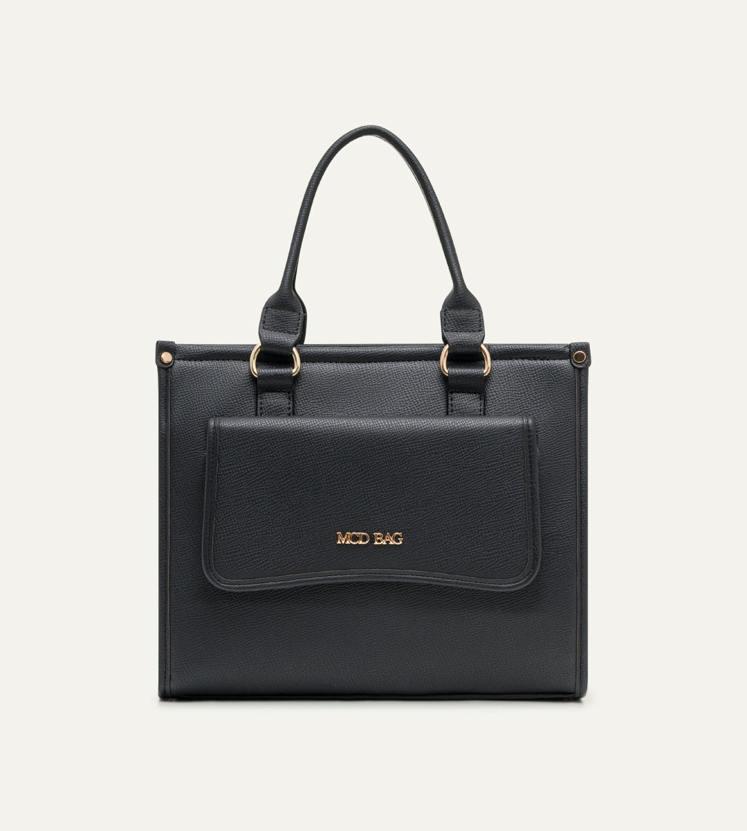 Milena Siyah E. Deri Bebek Çantası