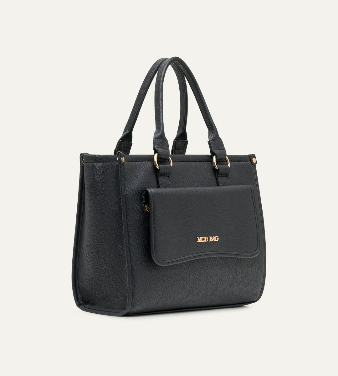 Milena Siyah E. Deri Bebek Çantası